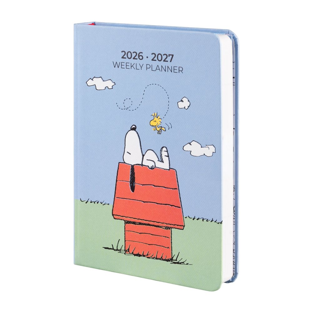 Grupo Erik Snoopy - 2026/2027 Week To View Pocket 17 Months Academic School Diary - Multicolours